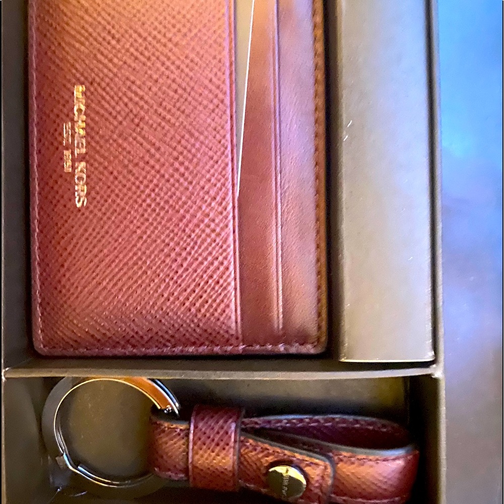 Minimalist wallet & key ring set